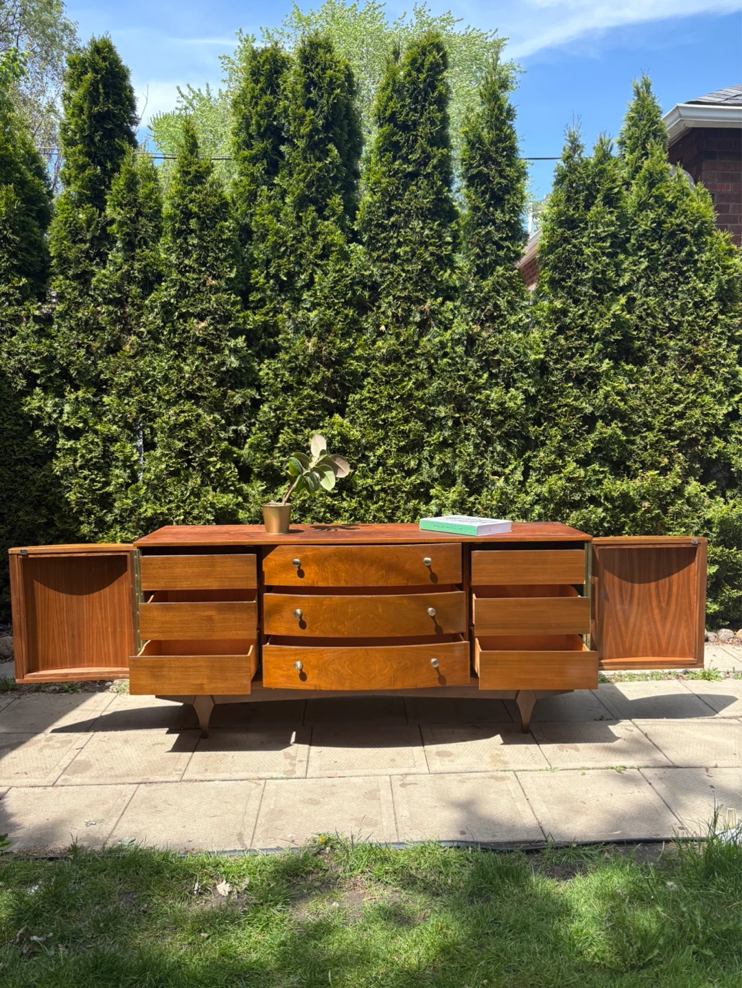 MCM Walnut Credenza / Dresser - photo 5