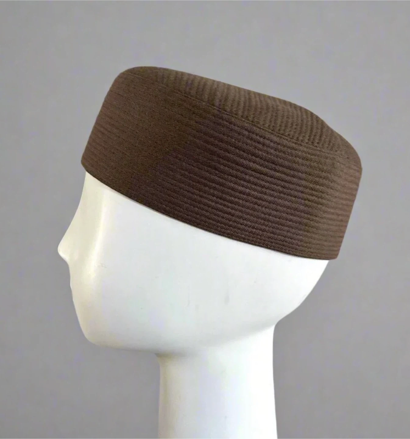 Brown Kufi Hat - New - $15