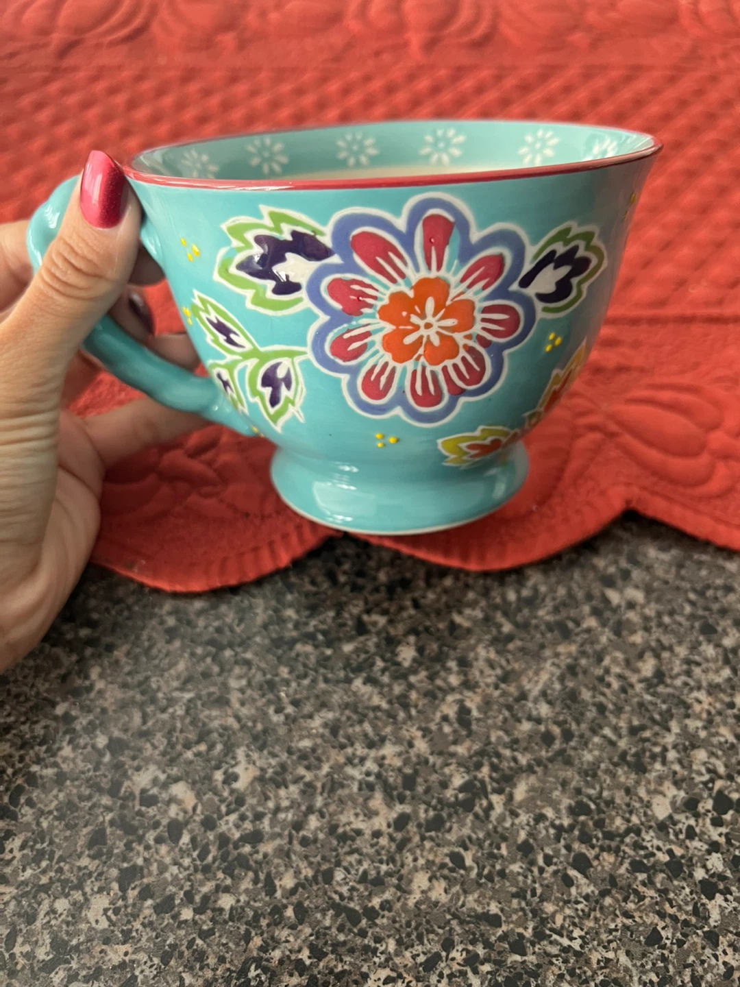 Set of 2 Floral Ceramic Mugs - photo 3