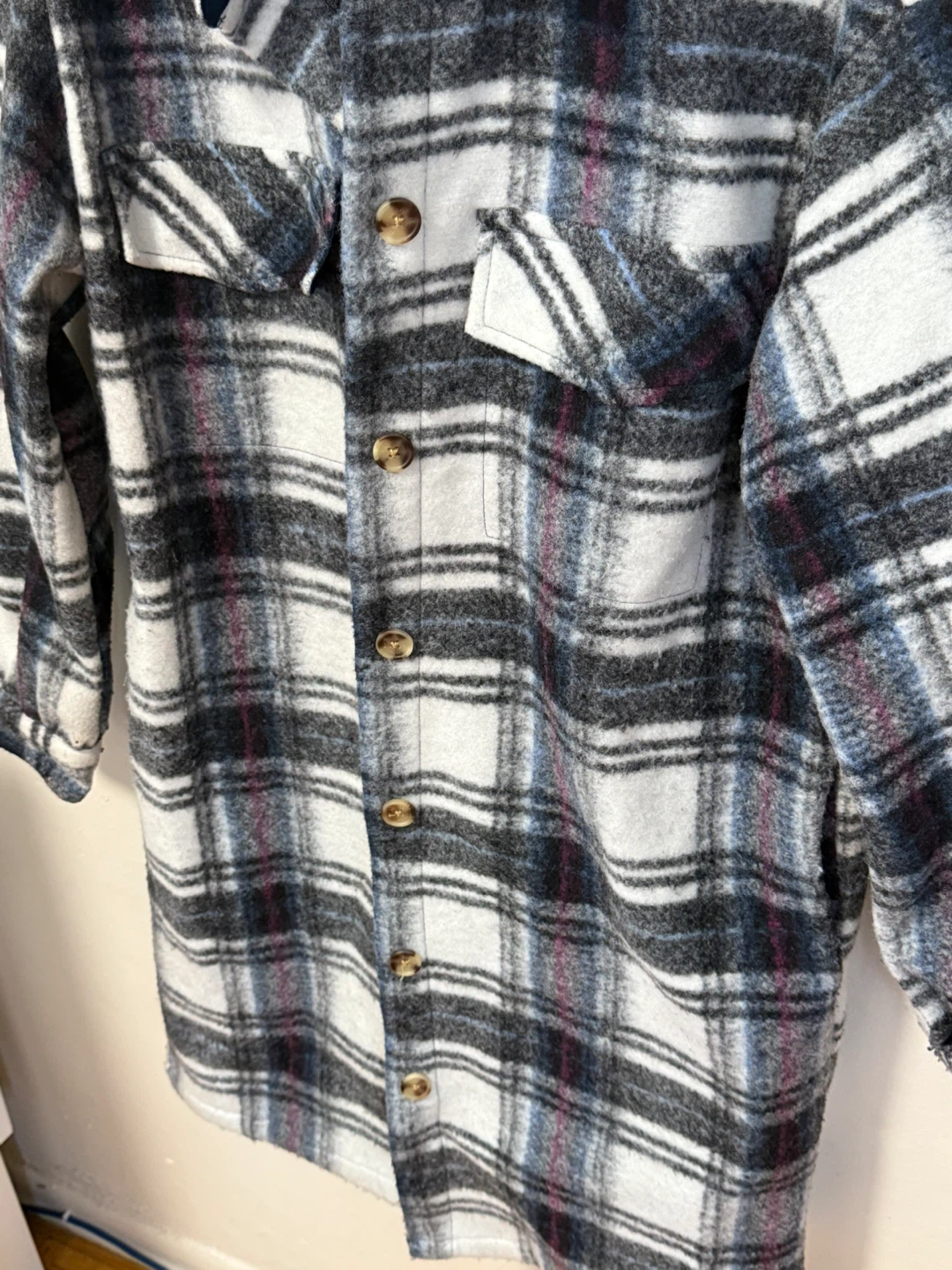 ‼️DECLUTTER‼️MEXX Plaid Button-Up Shirt Jacket - photo 3