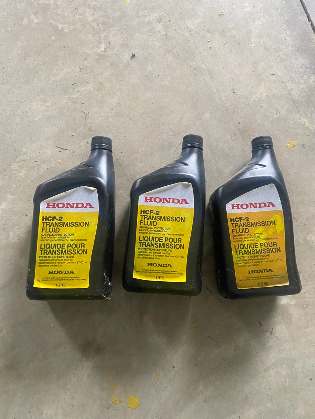 Honda HCF-2 Transmission Fluid - 3 x 1L Bottles - photo 2