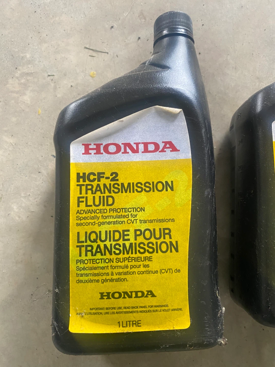 Honda HCF-2 Transmission Fluid - 3 x 1L Bottles