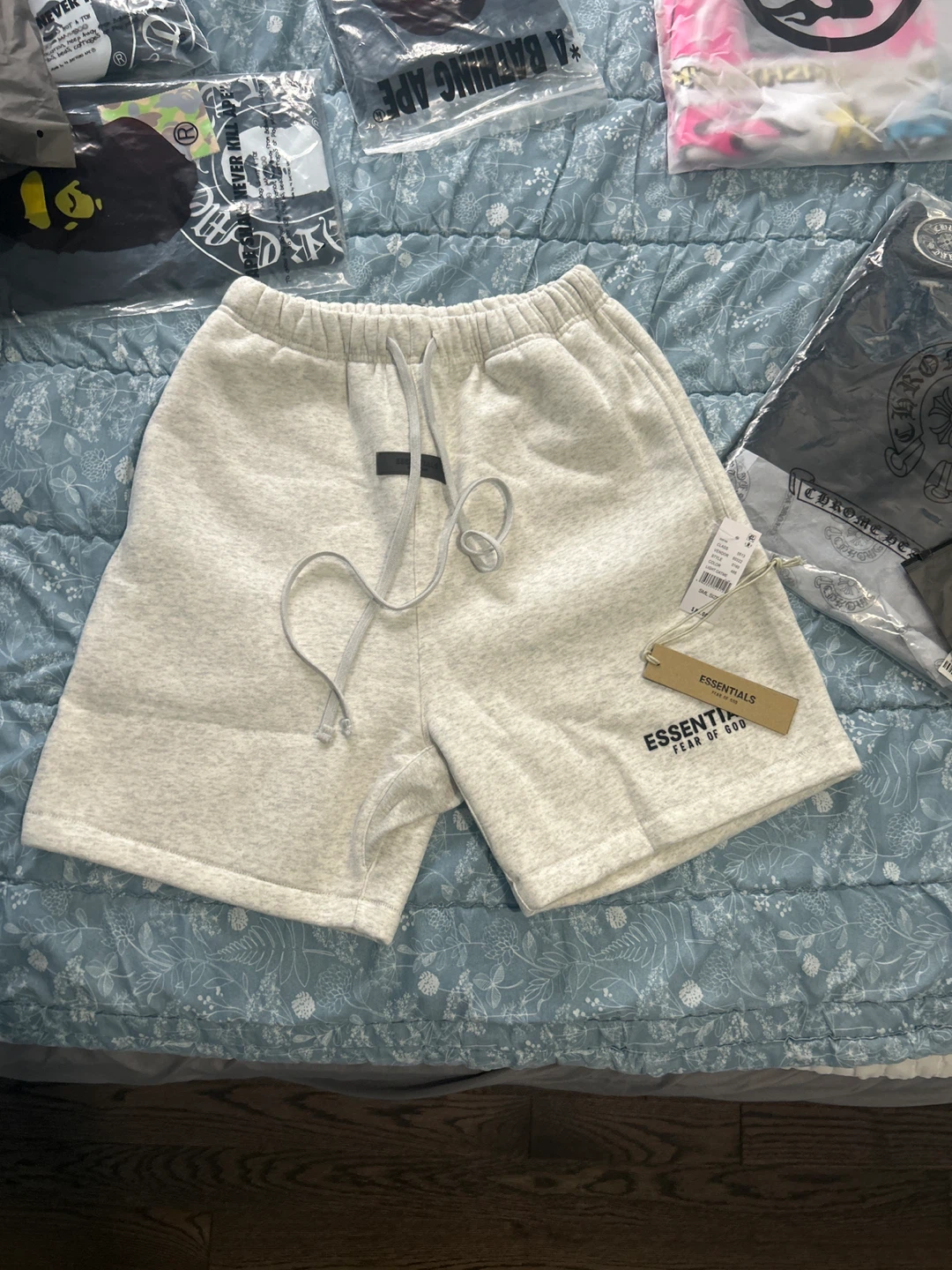 Grey essential shorts - photo 2
