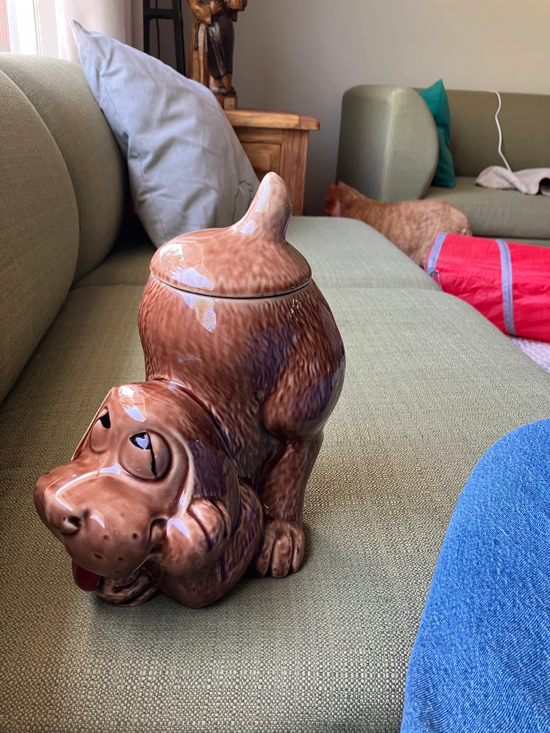 McCoy Cookie Jar Brown Dog