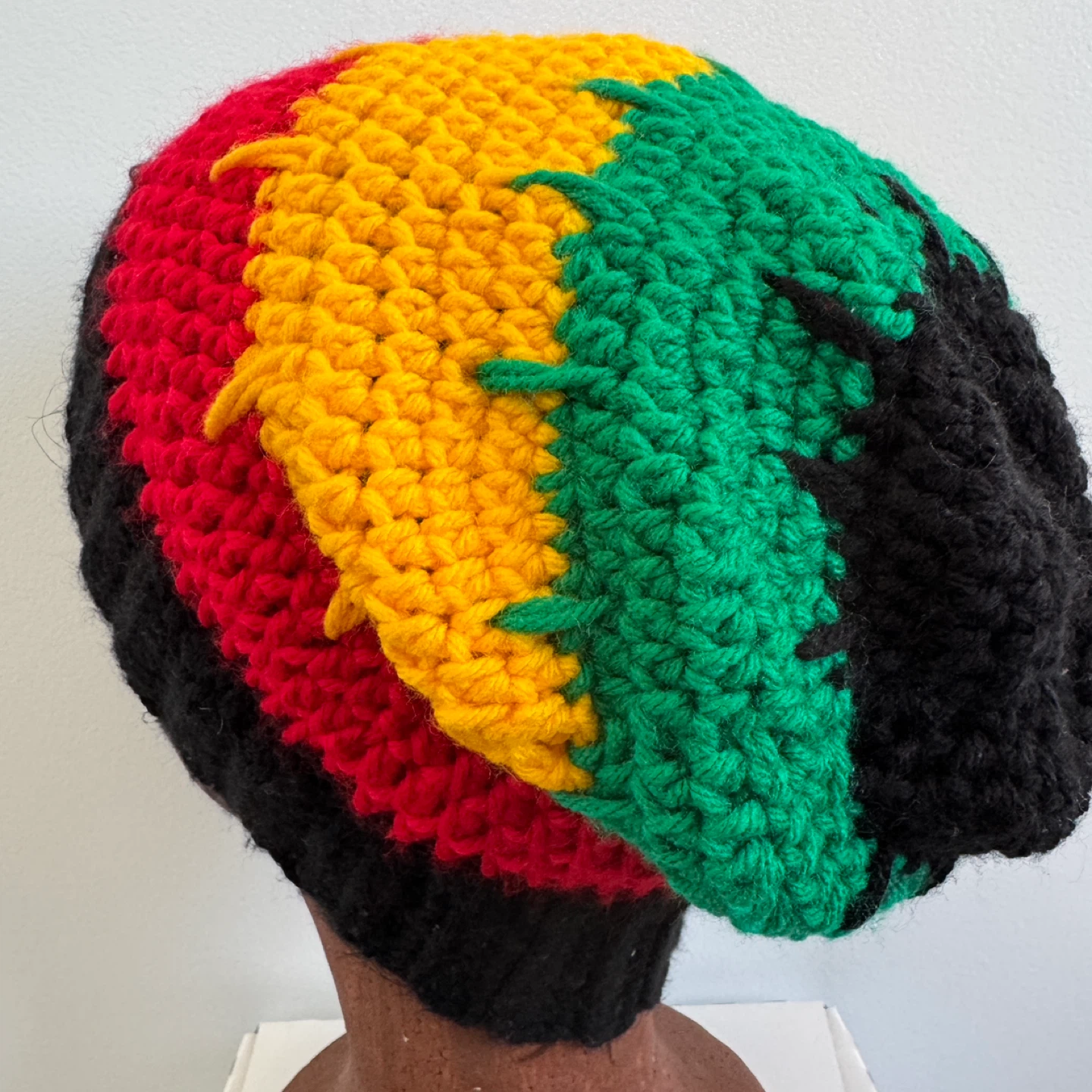 Rasta Hats are all hand crochet $30 each or 2/$50