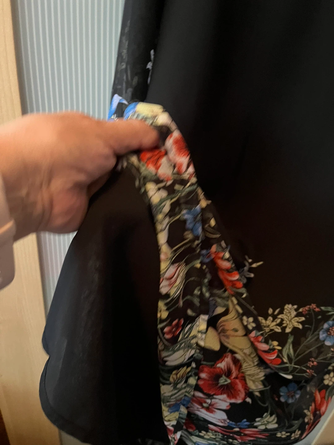 Papillon Black Floral Dress Size M - photo 5