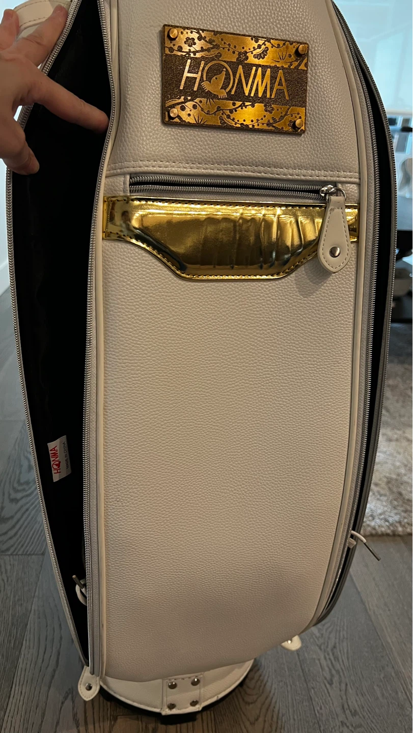 Honma Golf Bag - White and Gold - photo 2