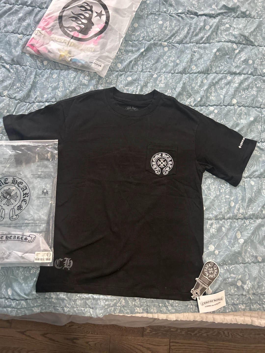 Chrome Hearts Black Logo T-Shirt - photo 2
