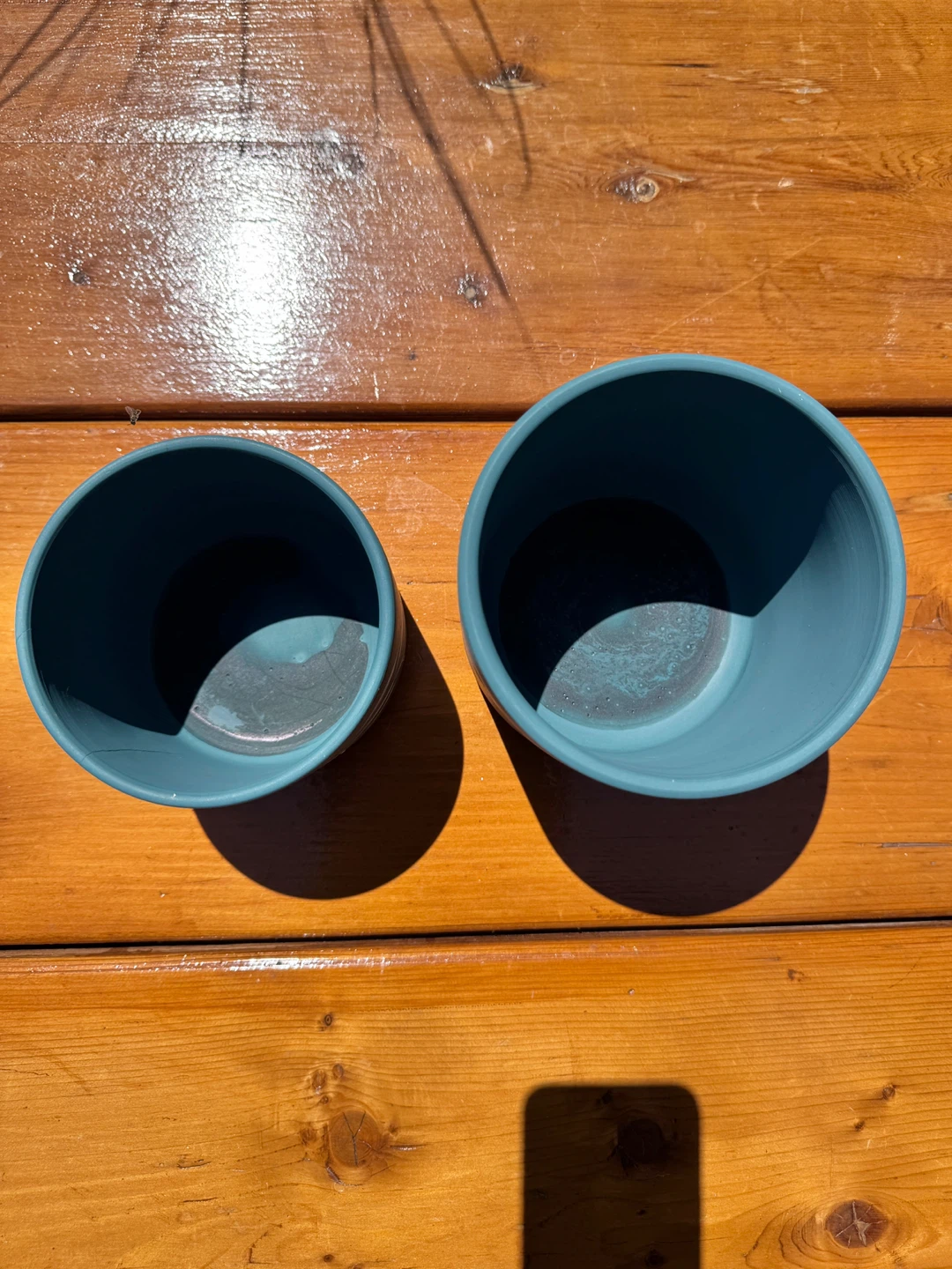 Flower pot blue planter - photo 2