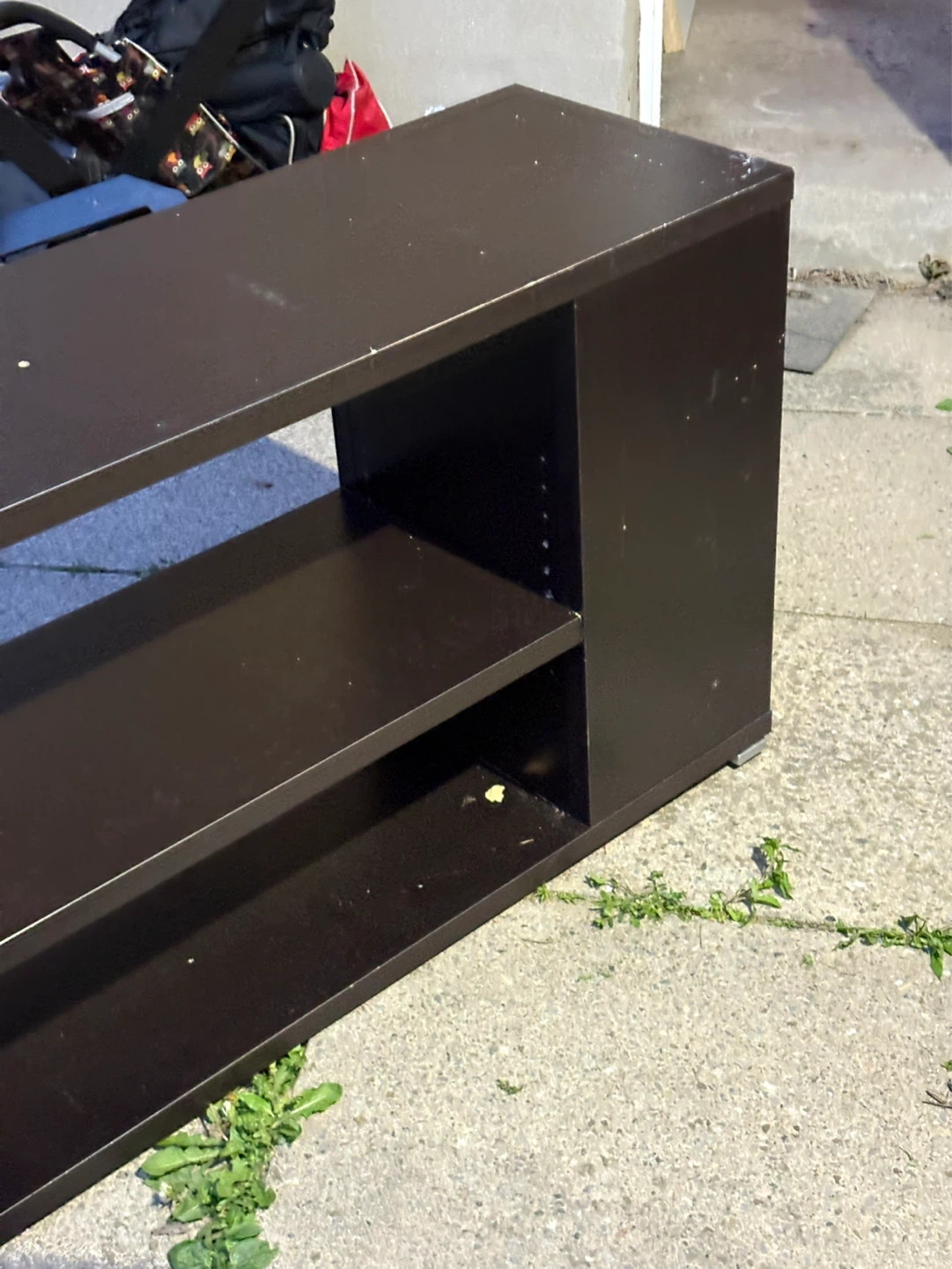 Dark Brown Media Console or Shelf Unit - 1.18m - photo 2