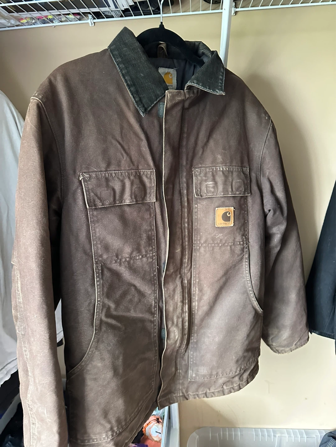 Carhartt Brown Canvas Insulated Work Jacket - photo 2
