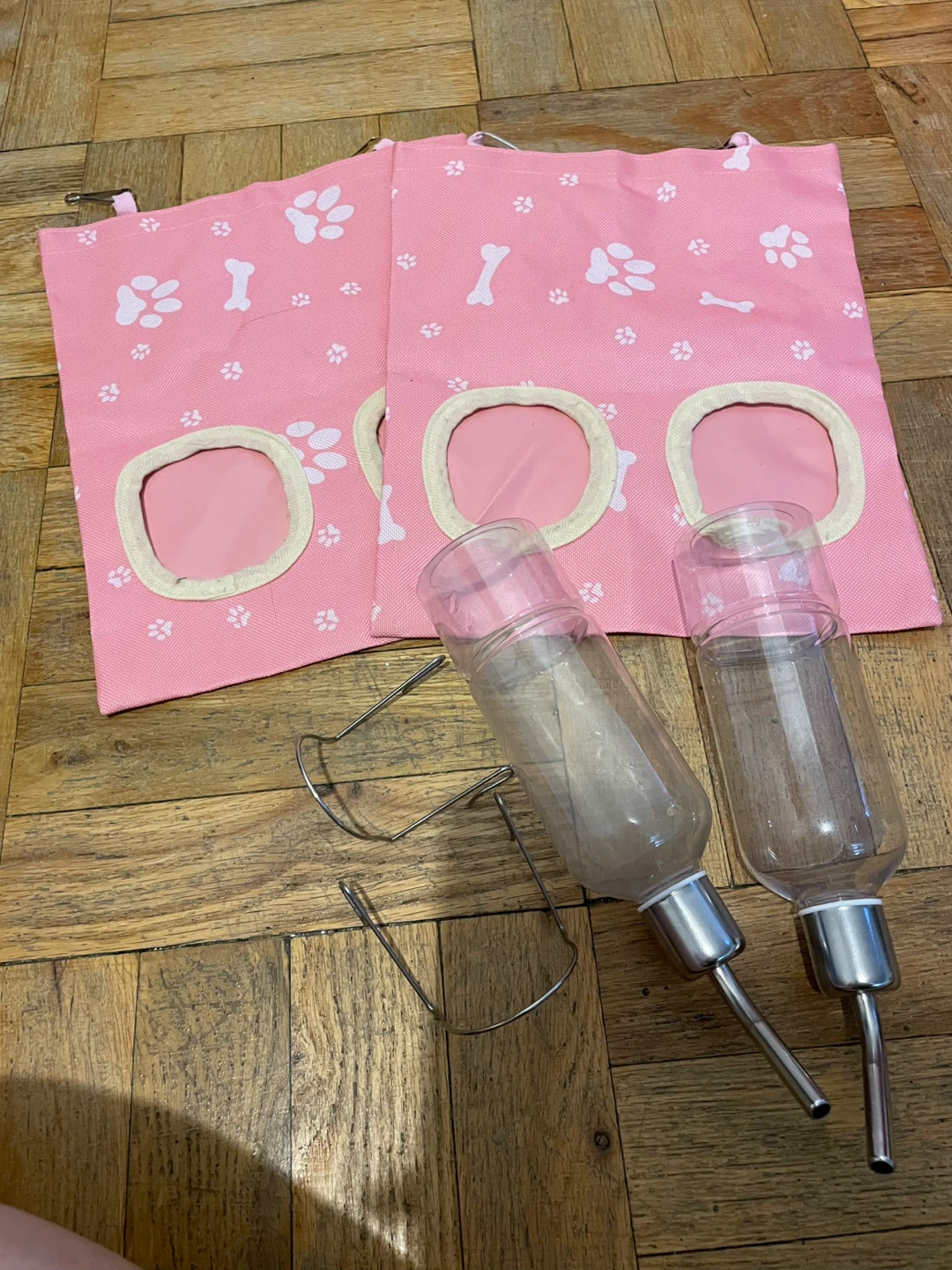 Guinea Pig Hay Bags & Water Bottles