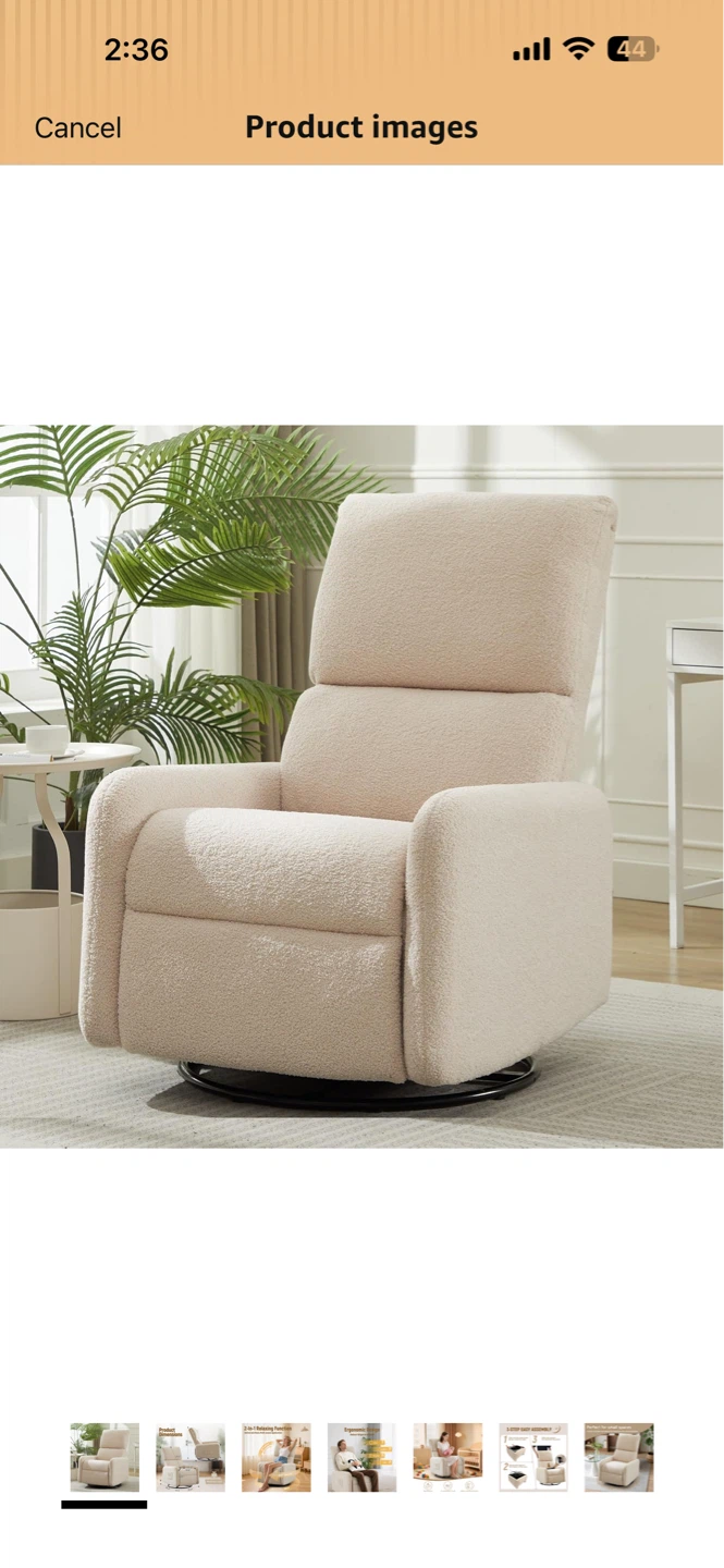 Swivel Rocker Recliner Chair