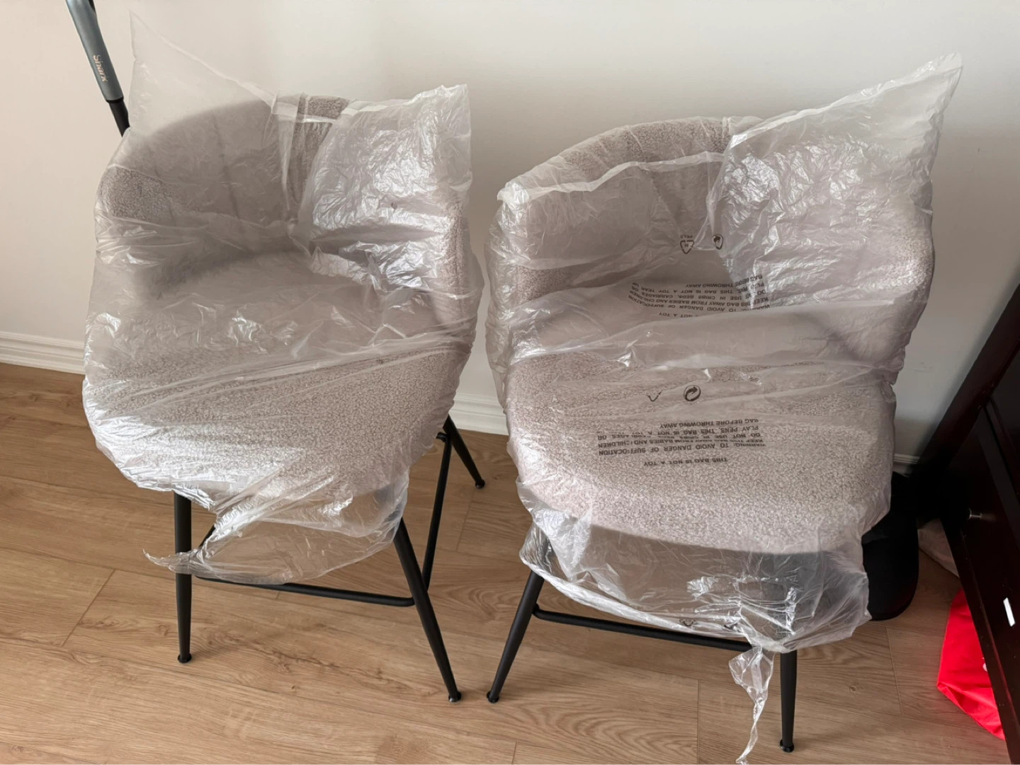 Brand New Set of 2 Upholstered Chairs