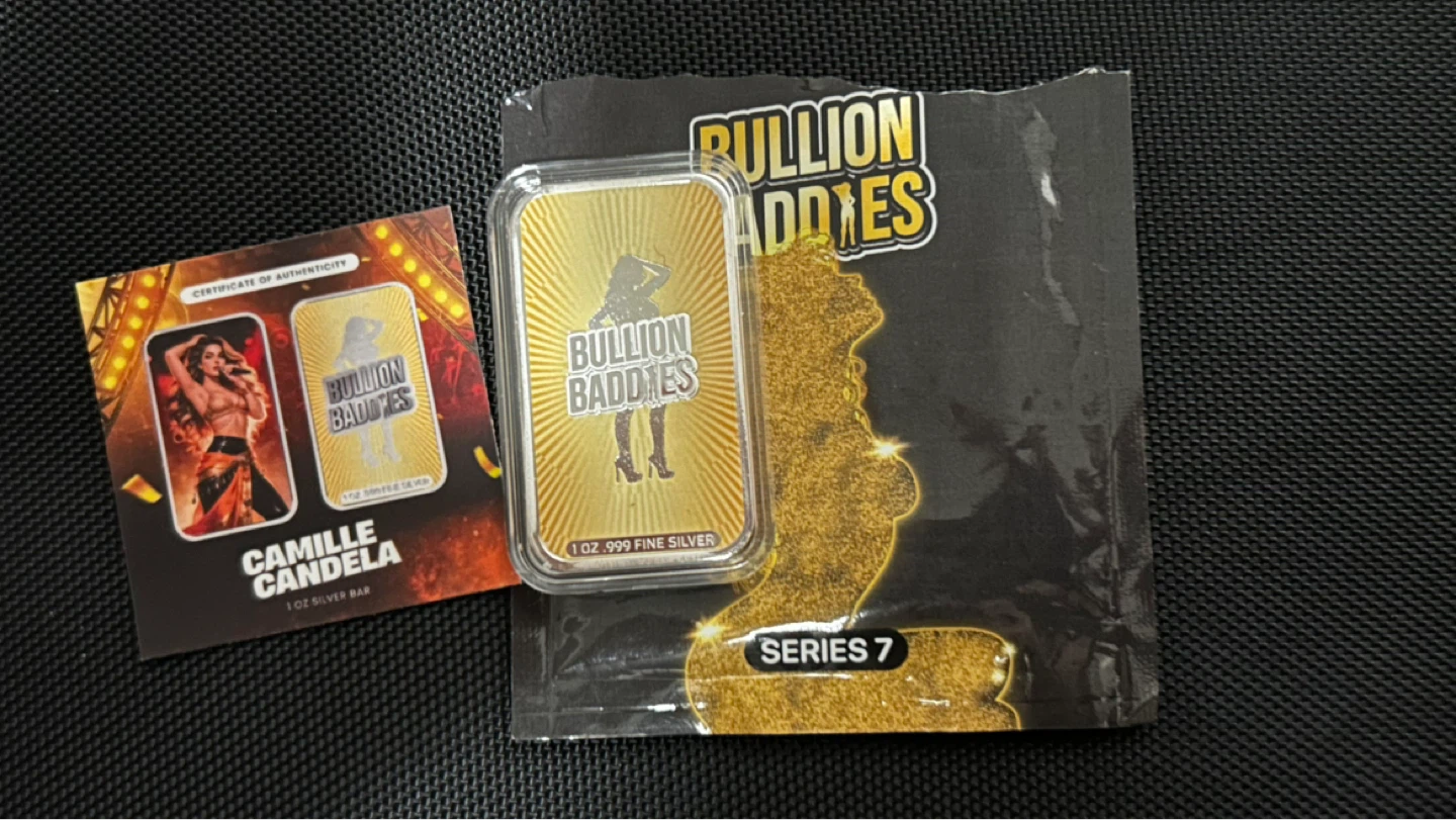 Bullion Baddies Camille Candela 1 oz Silver Bar - photo 2
