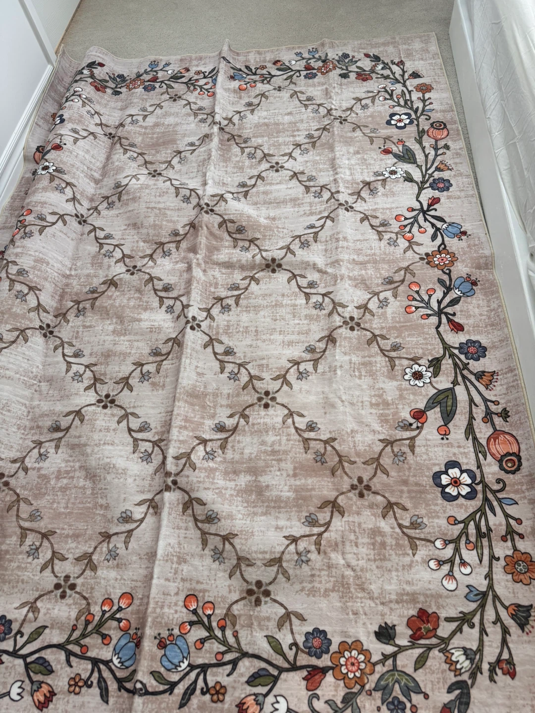 7’ x 5’ Brand New Area Rug with Floral Design - photo 2