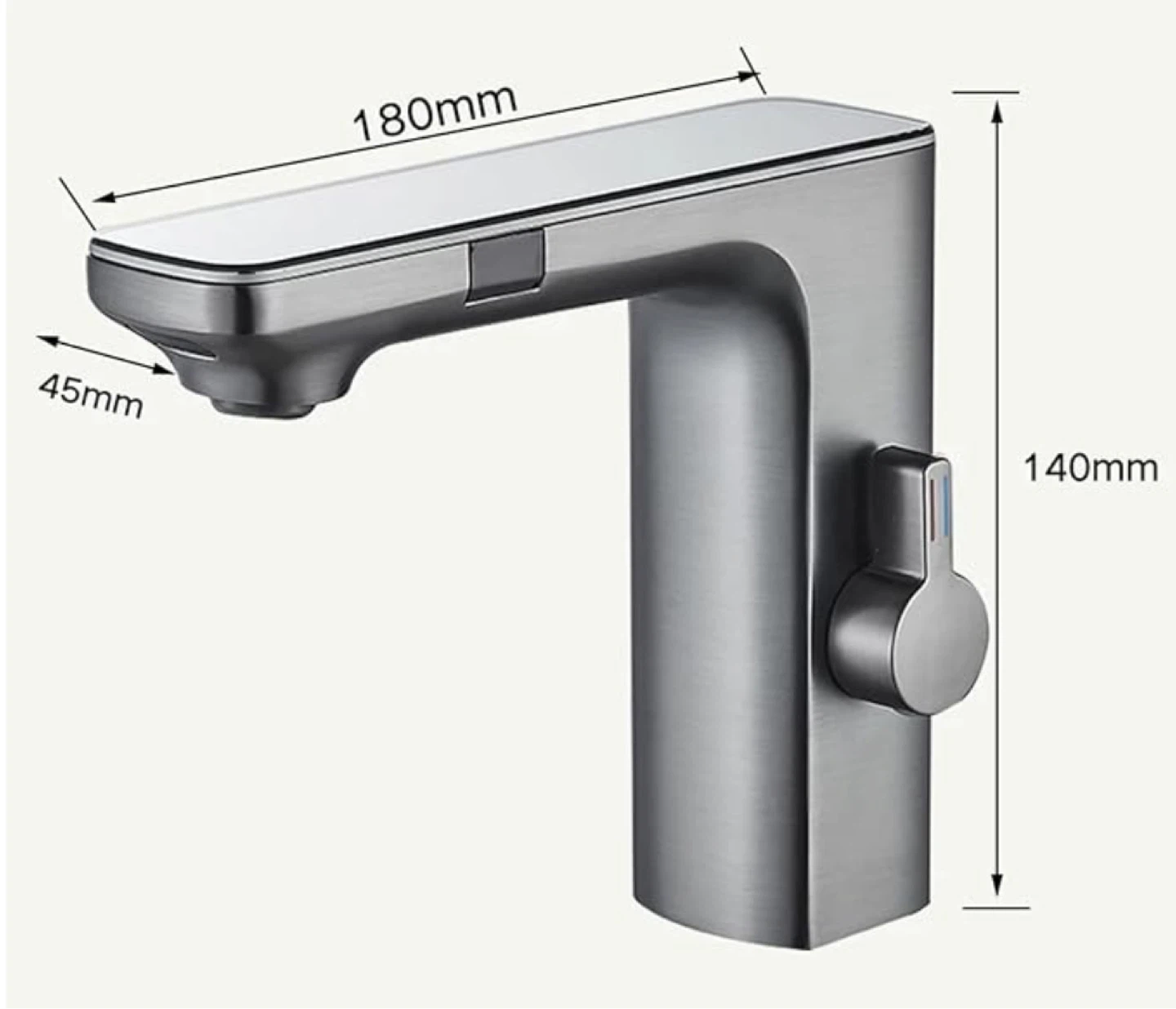 Automatic Bathroom Faucet with Temperature Display - photo 2