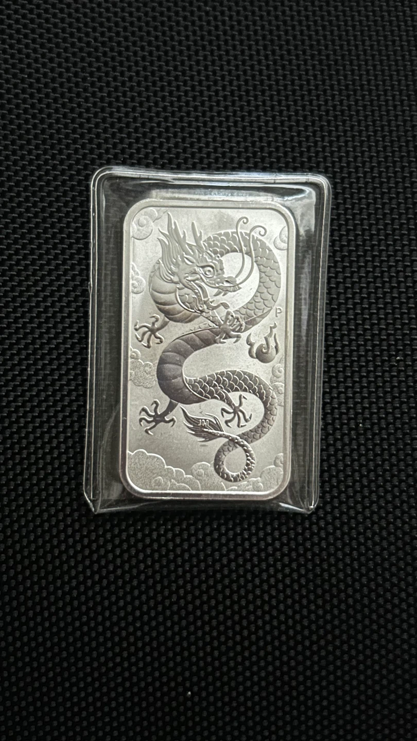 2019 Australian 1 oz 9999 Silver Dragon 1 Dollar Coin