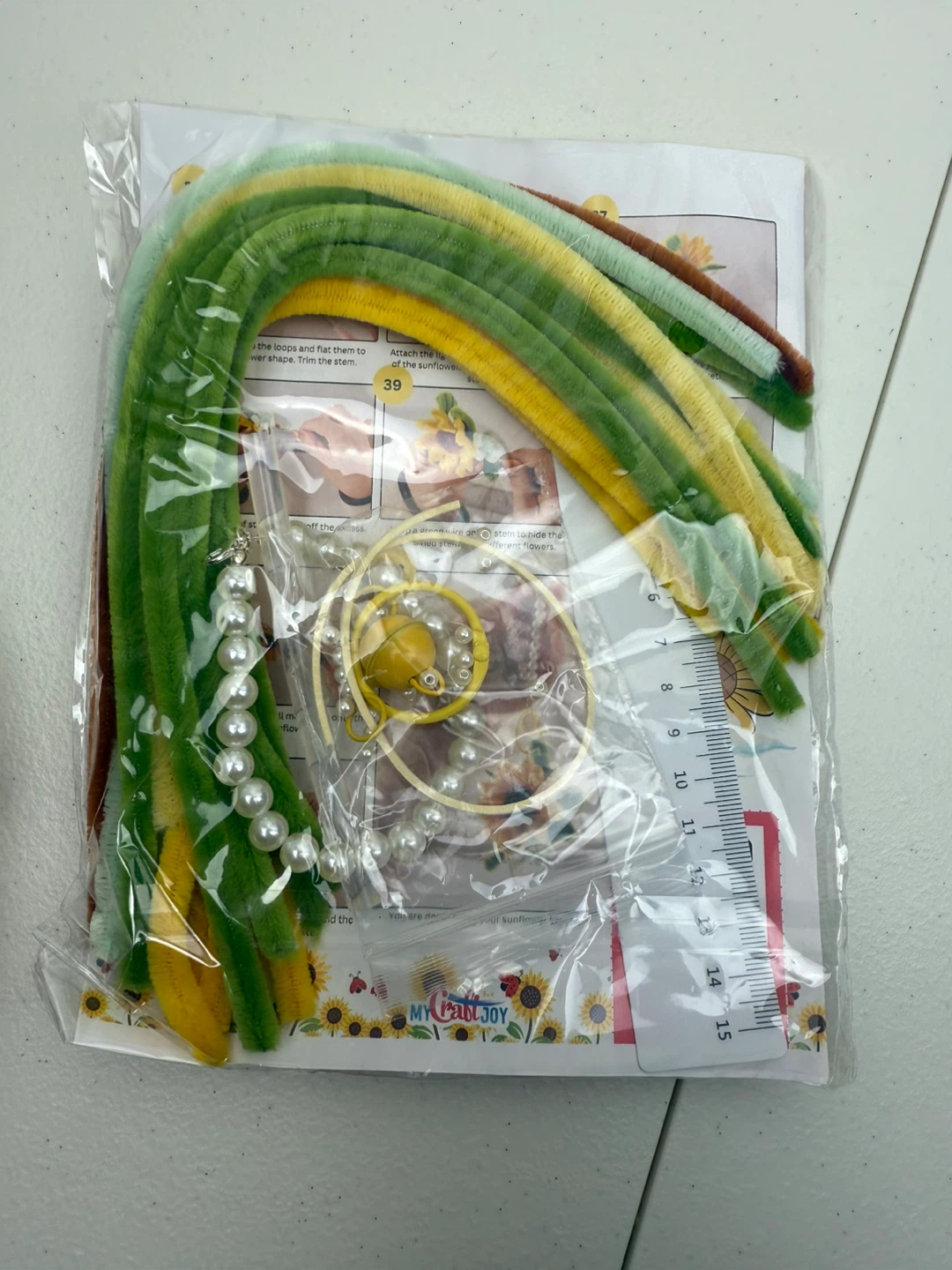 My Craft Joy Sunflower Swirl Keychain Craft Kit - photo 2