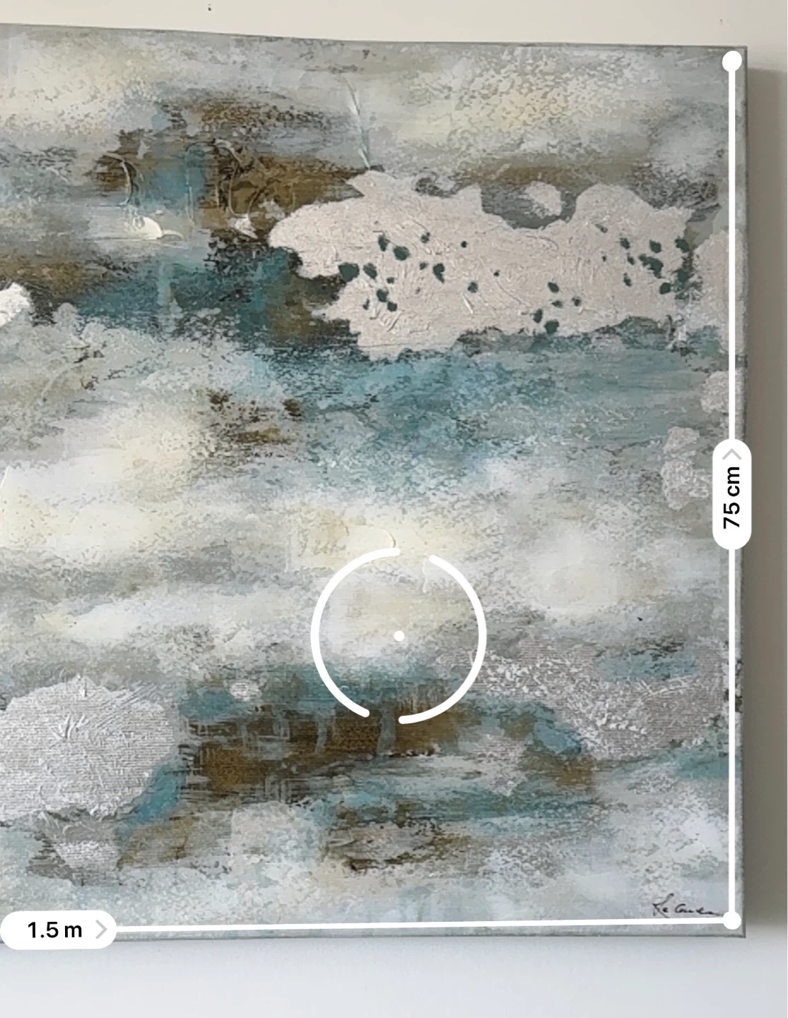 Textured Abstract Wall Art Painting - photo 3