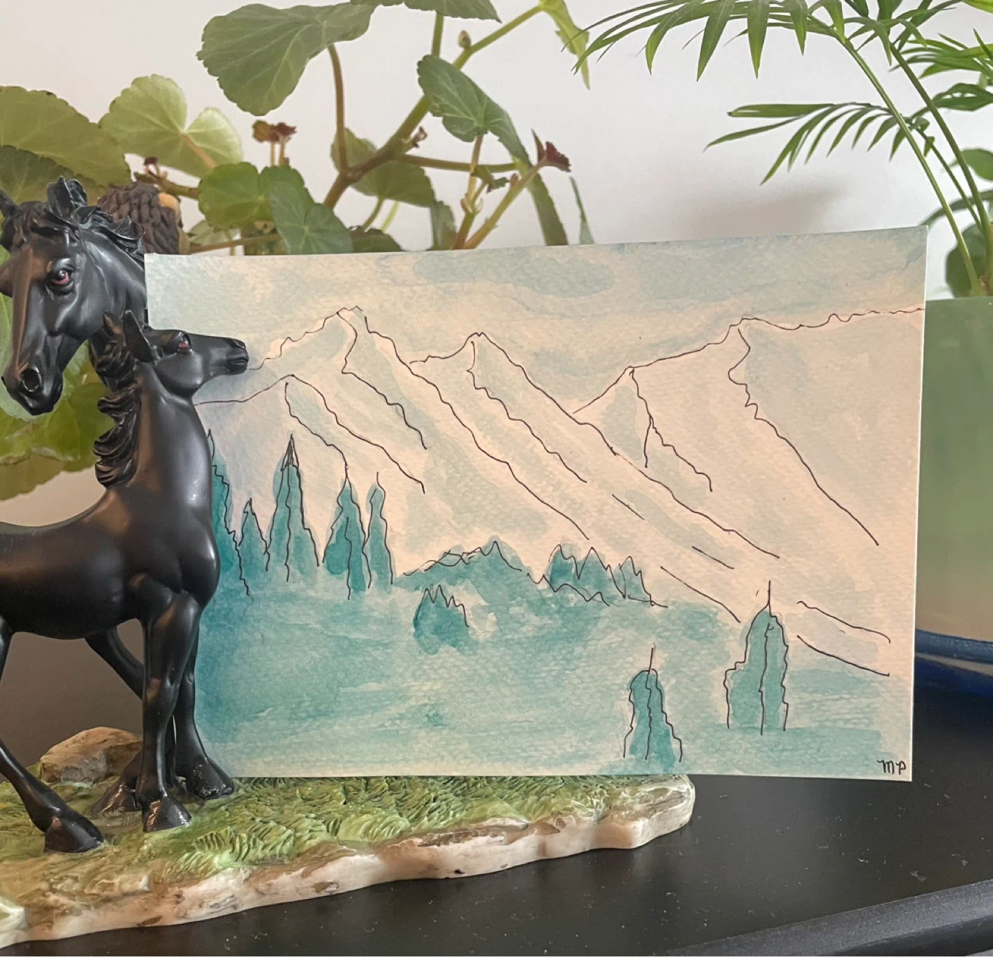 Various Watercolour Paintings - photo 3