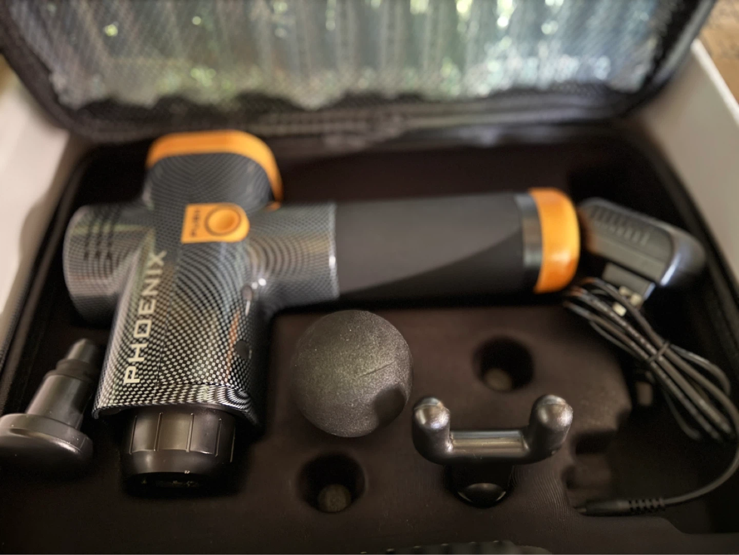 Phoenix Massage Gun with Case and Accessories - photo 5