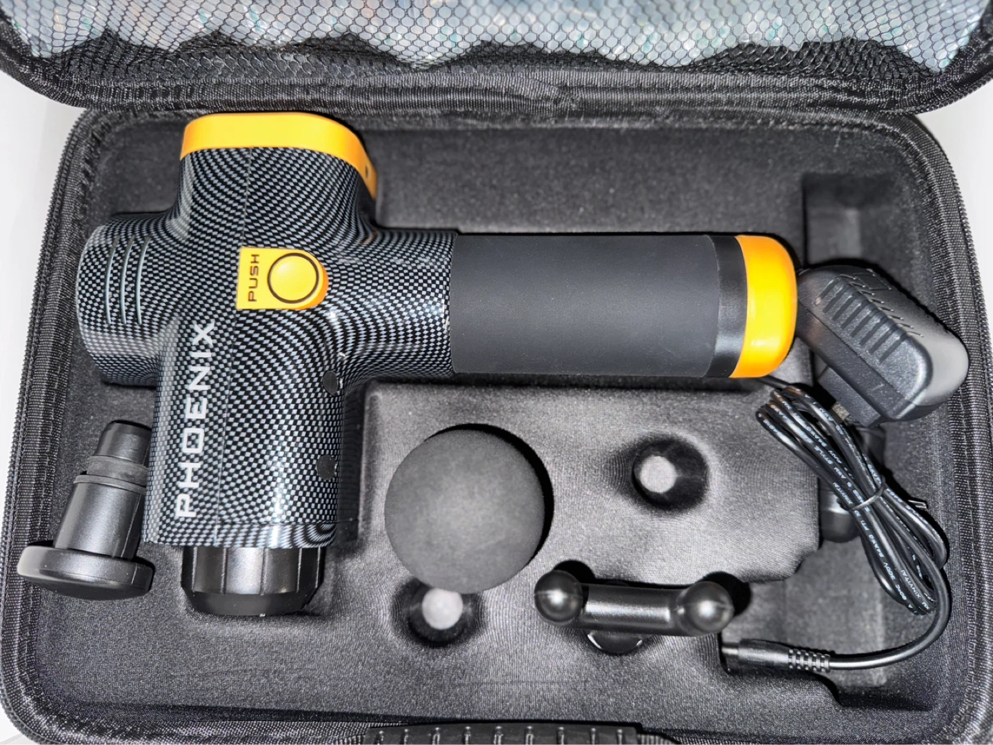 Phoenix Massage Gun with Case and Accessories