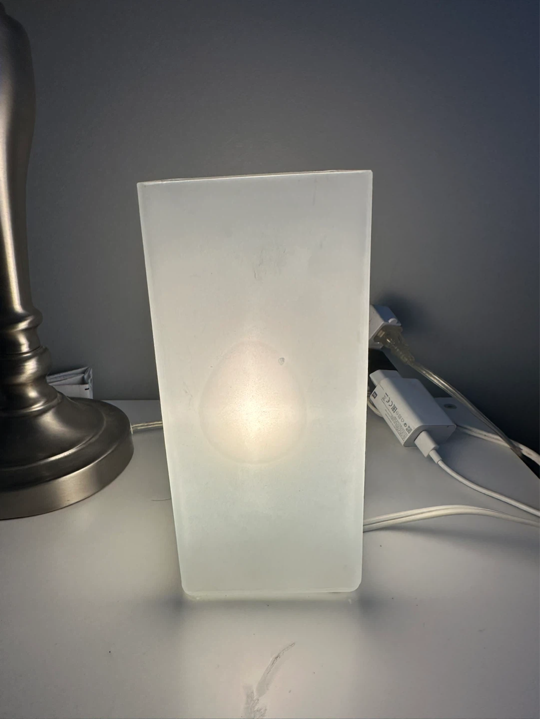 IKEA GRÖNÖ Frosted Glass Table Lamp - photo 2