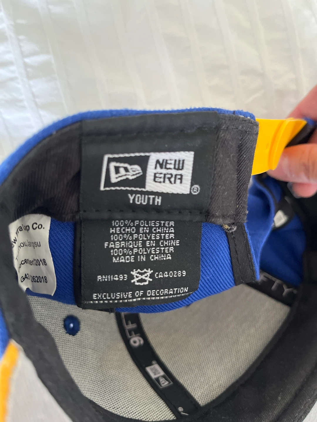 New Era Youth Golden State Warriors Snapback Hat - photo 2