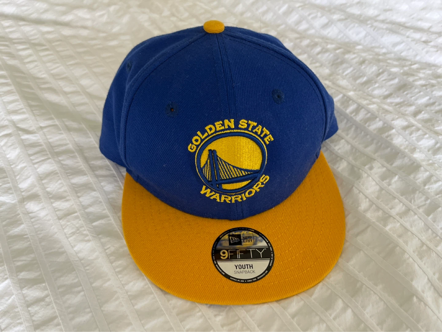 New Era Youth Golden State Warriors Snapback Hat