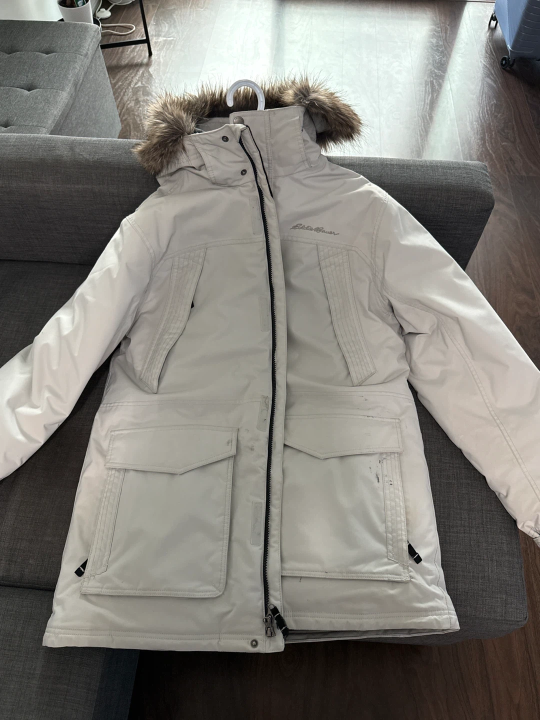 Eddie Bauer Men's Parka Cement ( Large ) - photo 2