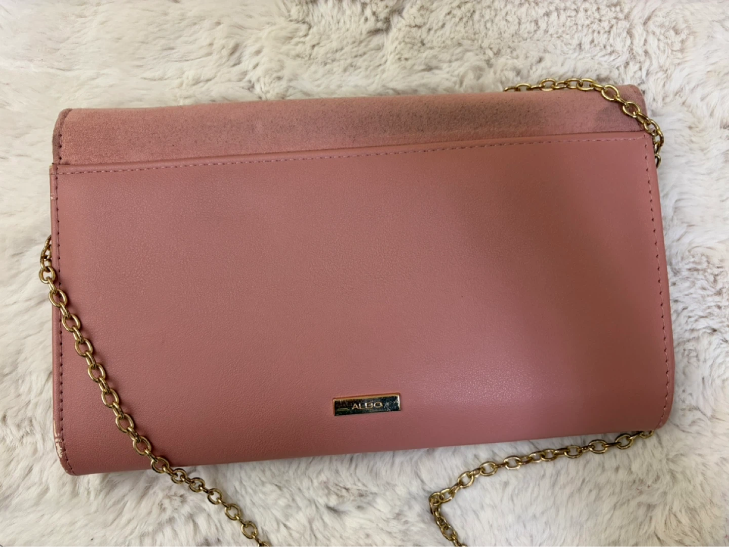 ALDO Rose Clutch with Gold Chain - photo 3