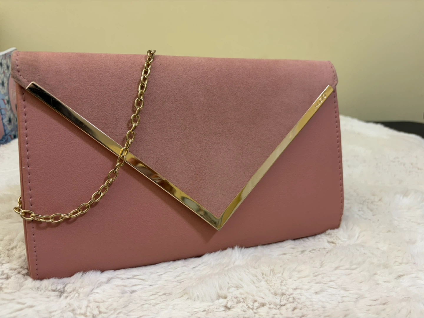 ALDO Rose Clutch with Gold Chain - photo 2