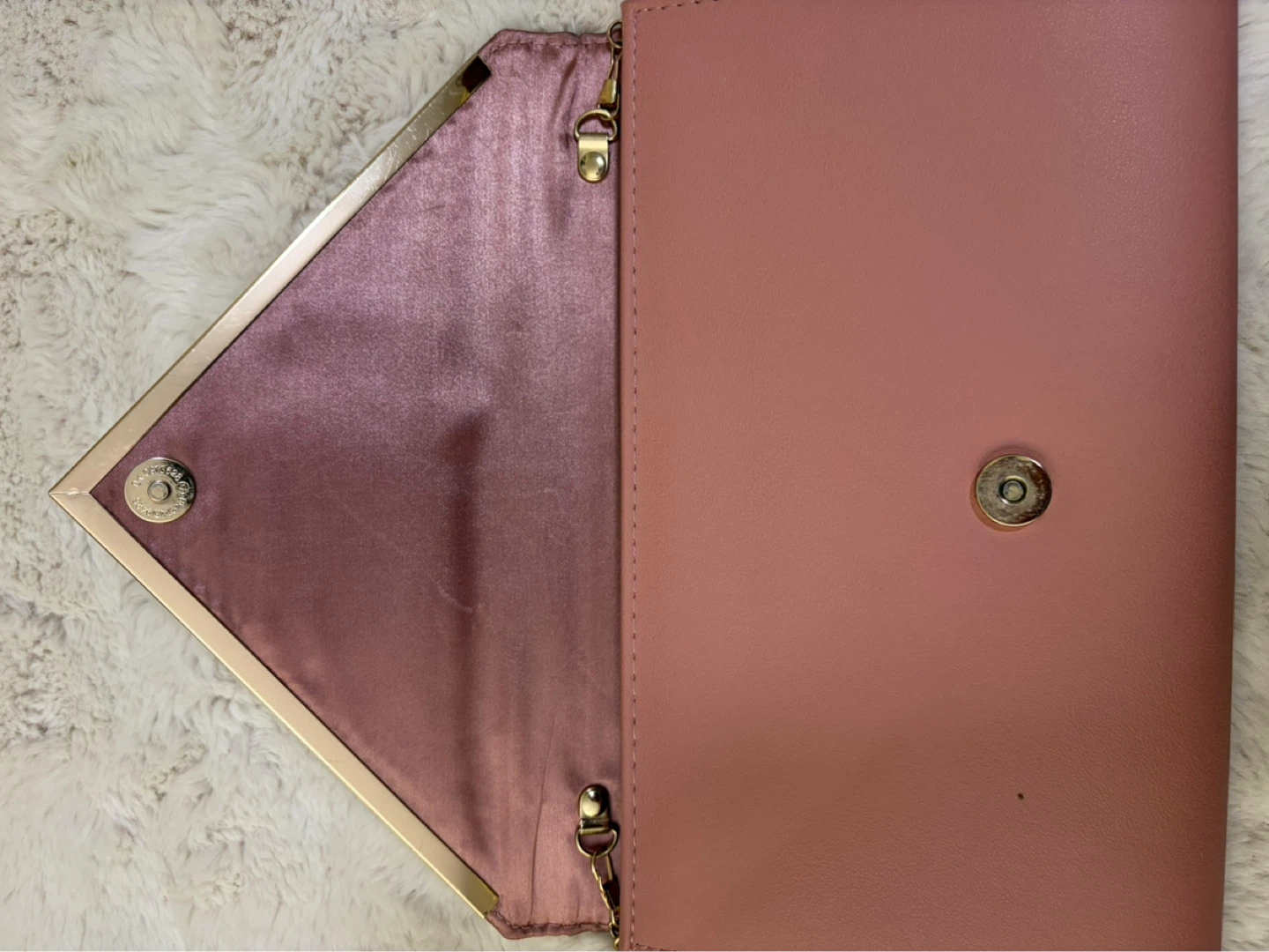 ALDO Rose Clutch with Gold Chain - photo 4