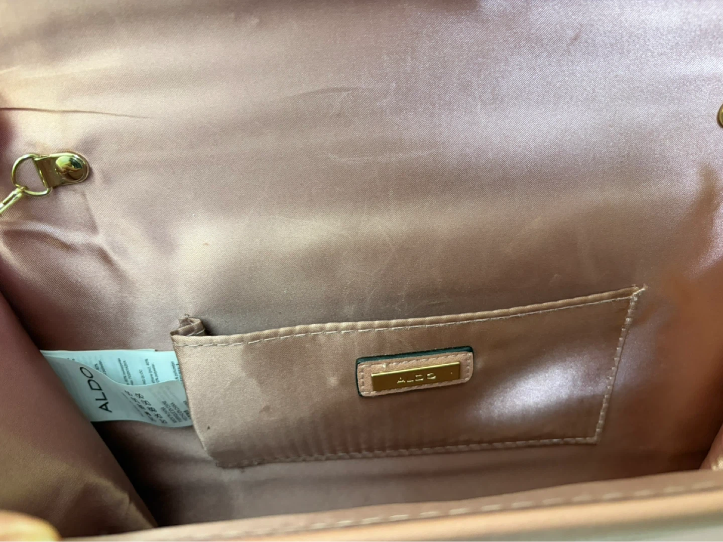 ALDO Rose Clutch with Gold Chain - photo 5