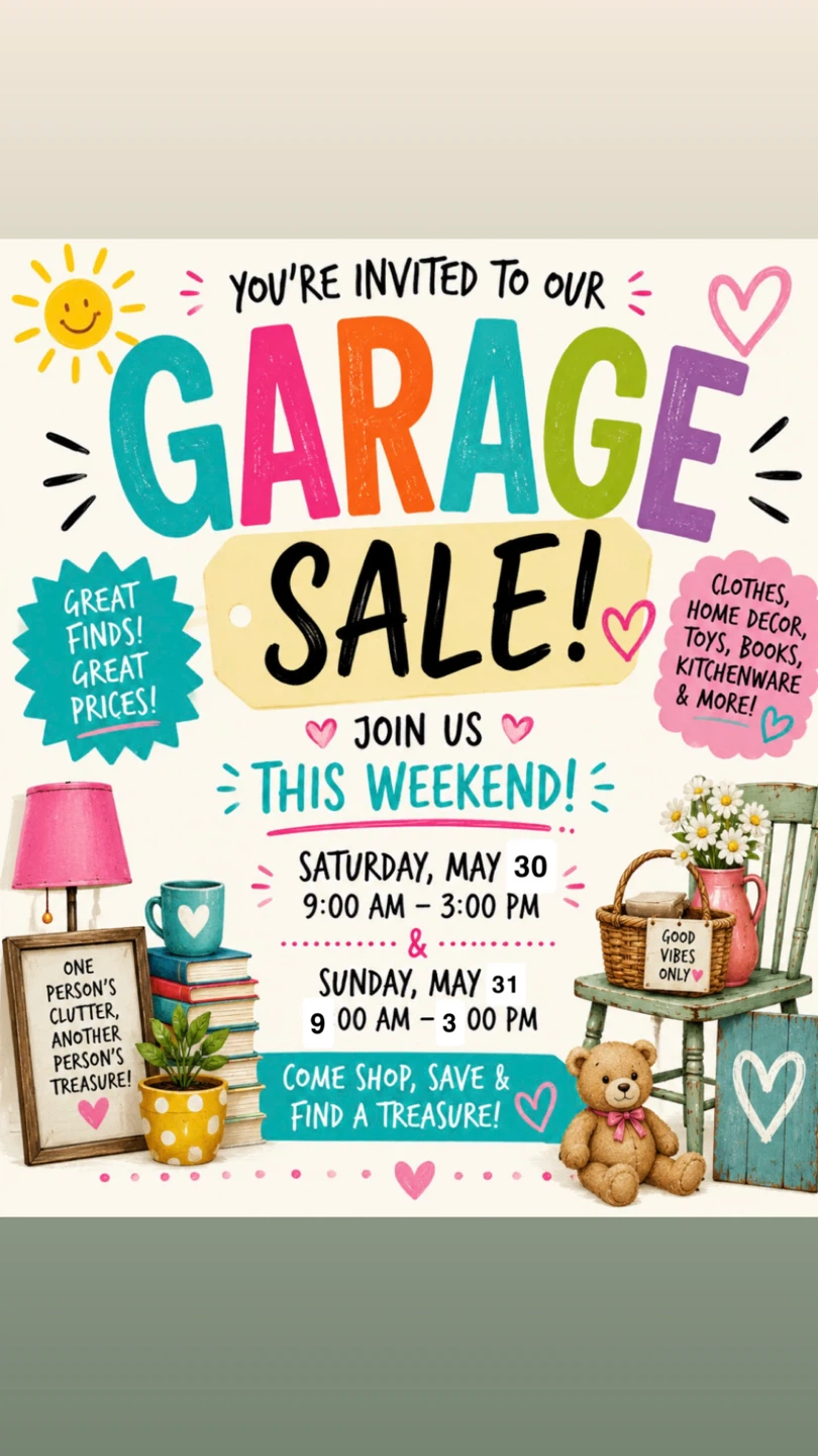 Garage Sale This Weekend 642 gardenvale road
