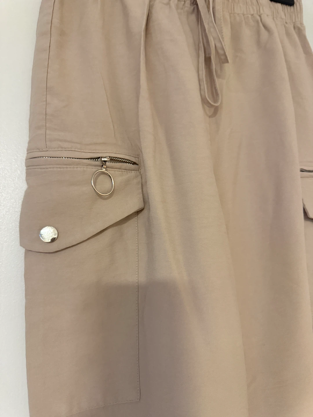 Lulus Cargo Pants - Beige, Size S - photo 3