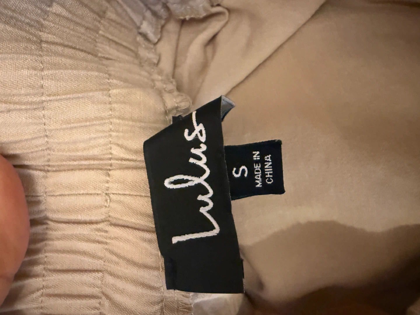 Lulus Cargo Pants - Beige, Size S - photo 5