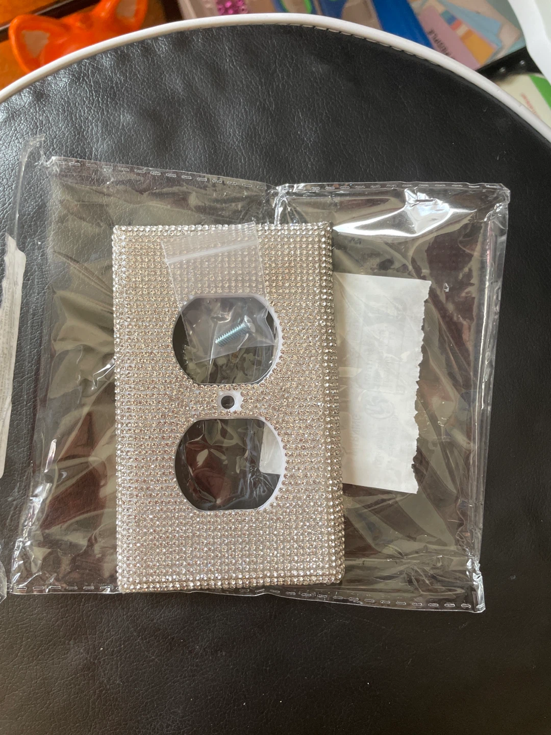 Rhinestone Outlet Cover Plate