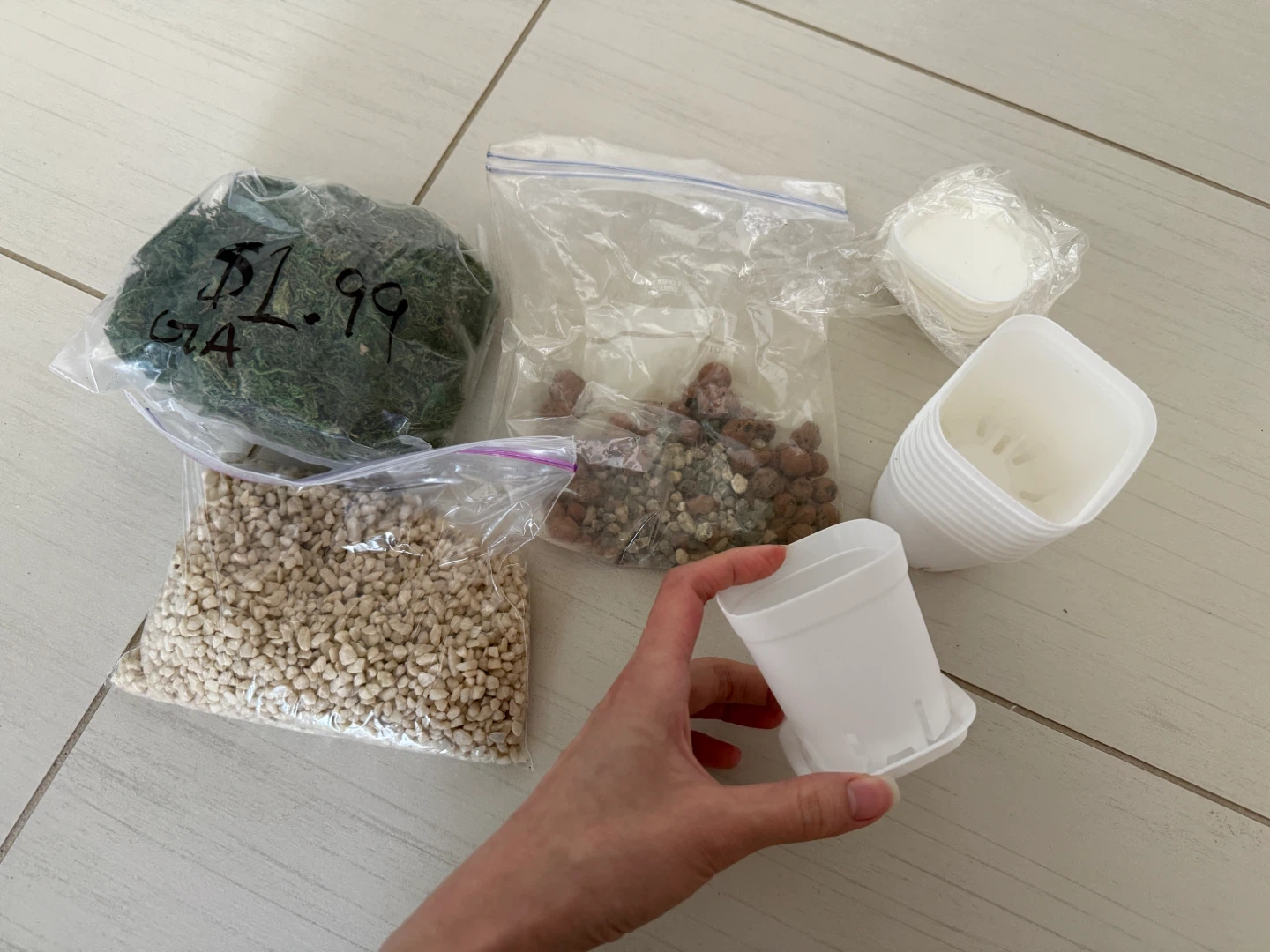 Planting Supplies - Pots, Soil, Perlite, and Drainage Rocks - photo 2