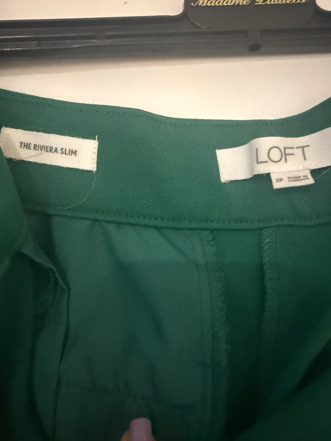 Loft The Riviera Slim Pants Green Size 2P - photo 4