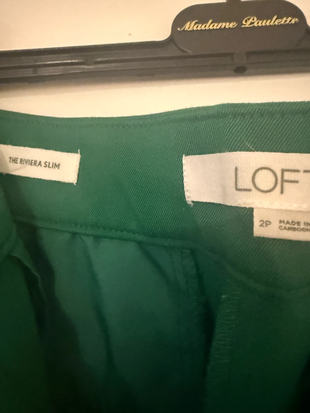 Loft The Riviera Slim Pants Green Size 2P - photo 5