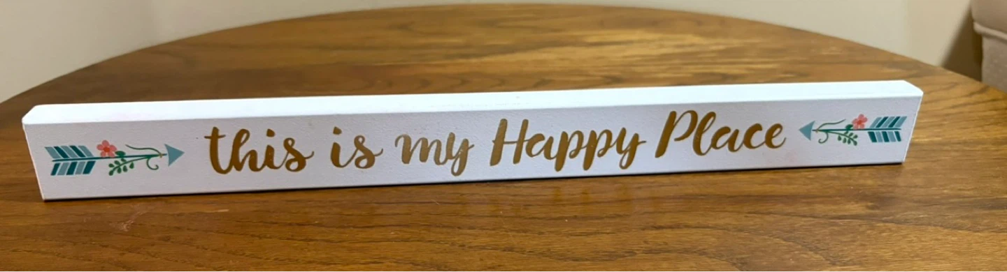 This Is My Happy Place Wooden Sign - photo 2