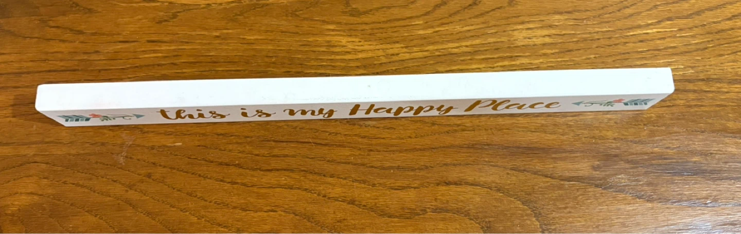 This Is My Happy Place Wooden Sign - photo 3