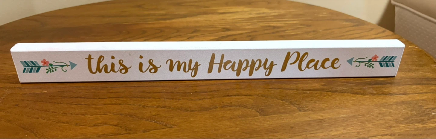 This Is My Happy Place Wooden Sign - photo 5