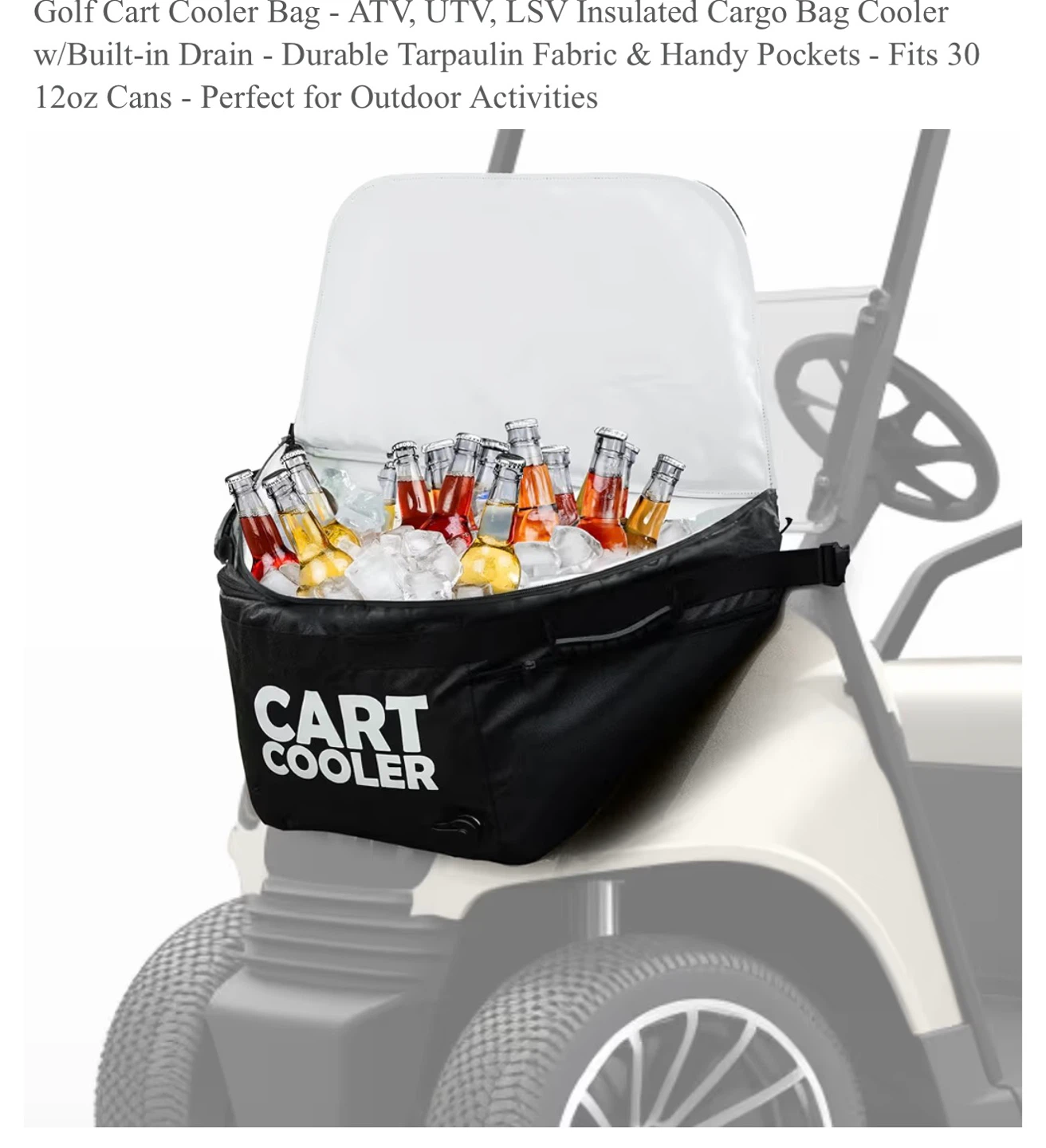 Cart Cooler Insulated Cargo Bag