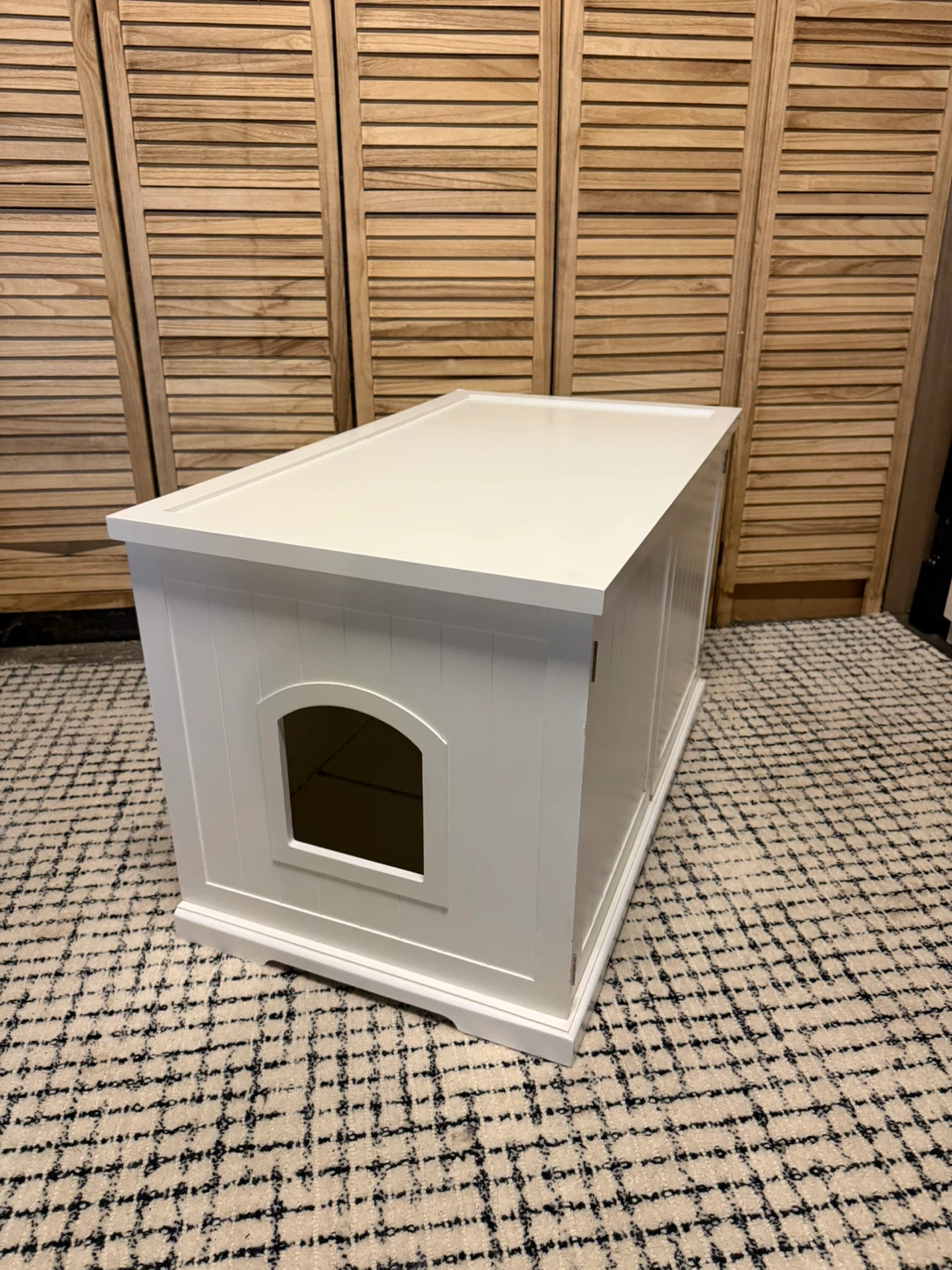 White Cat Litter Box - photo 2