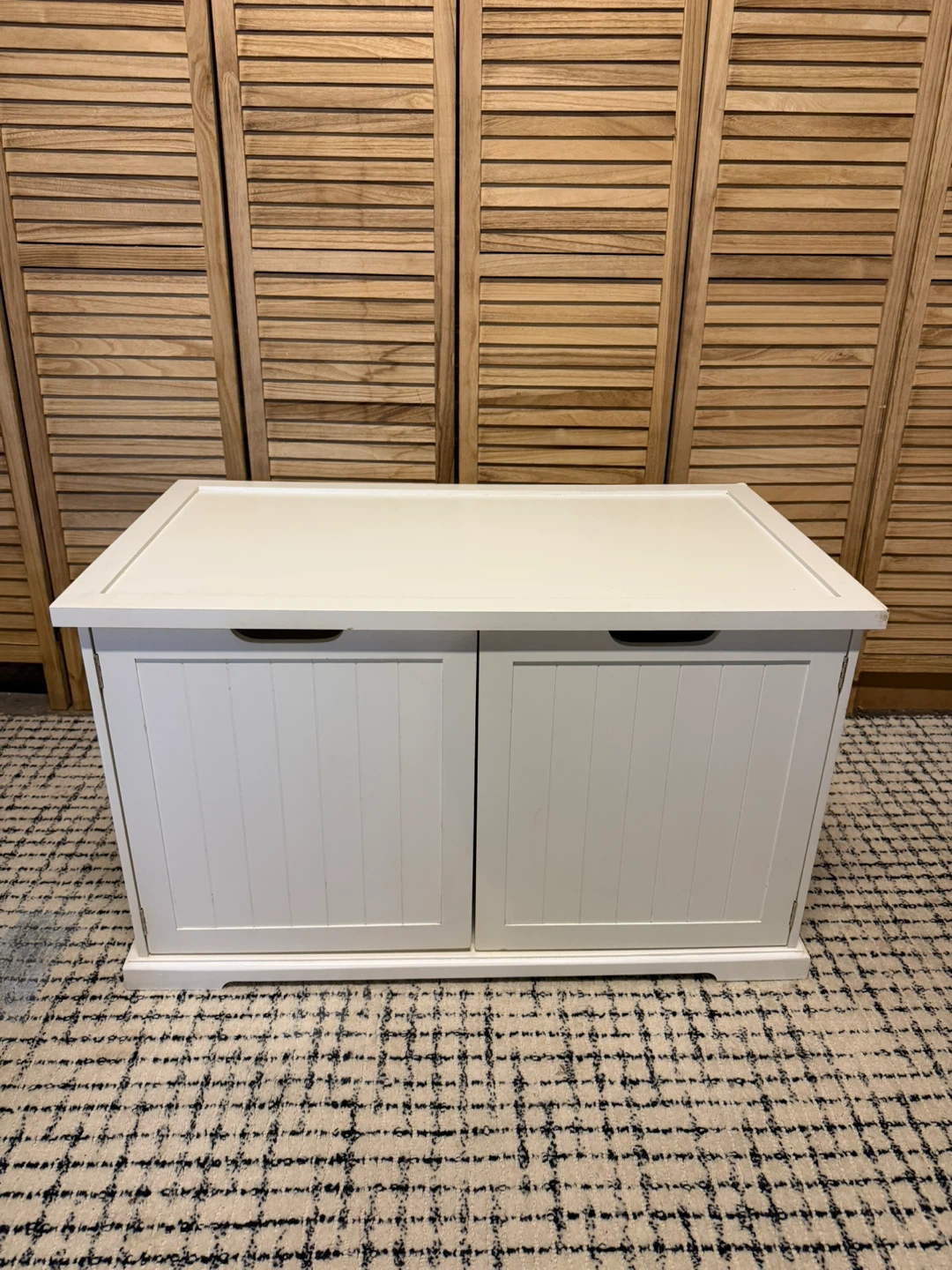 White Cat Litter Box