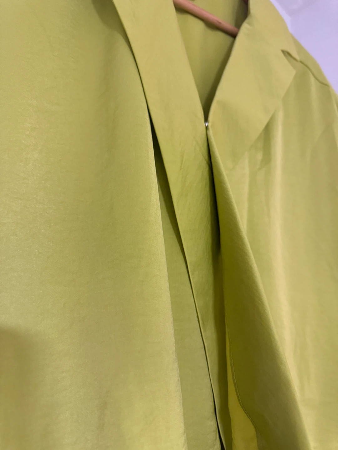 Worthington Women's Lime Green Collared Short Sleeve Top Size S - photo 4