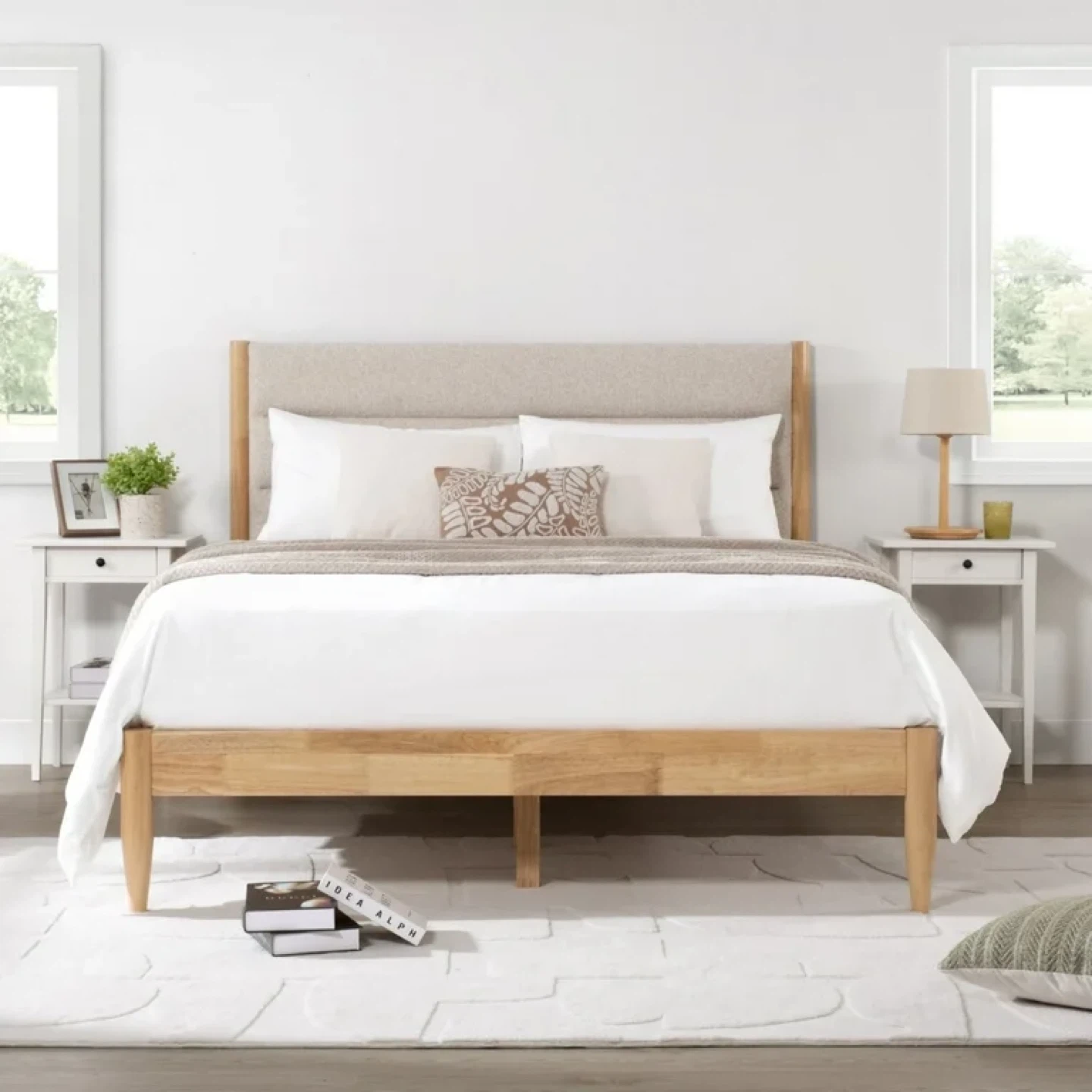 CHITA Queen Bed Frame with Headboard
